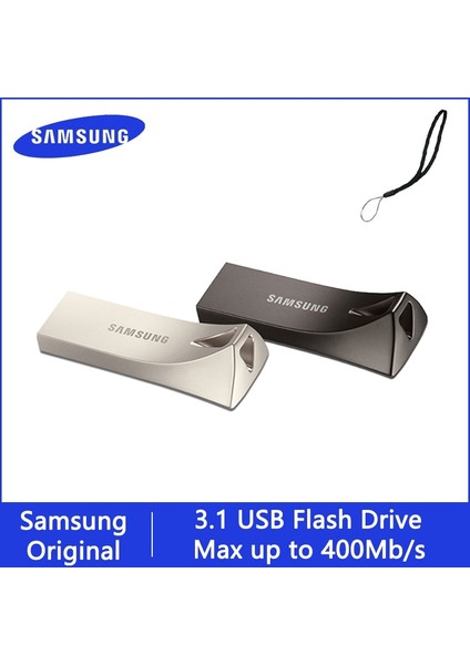 Be4 A 64GB Samsung USB Flash Sürücü 32 64 128 GB Pendrive 128GB 64GB 32GB 256GB 400M'YE Kadar Kalem Sürücü 3.1 USB Çubuk Disk Pc Için Anahtar Bellekte (Yurt Dışından)