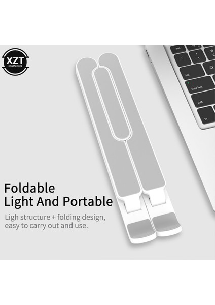 Siyah Taşınabilir Katlanabilir Dizüstü Bilgisayar Standı Kaymaz Ayarlanabilir Masaüstü Dizüstü Tutucu Dizüstü Bilgisayar Macbook Pro Air iPad Pro Için Dizüstü Standları (Yurt Dışından) fırsatları