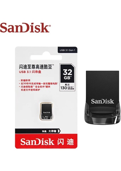 16GB Sandisk USB 3.1 CZ430 512GB Pendrive 256GB Mini USB Kalem Sürücü 128GB Flash Sürücü 64GB 32GB 16GB Pc Için 100% Orijinal (Yurt Dışından) modelleri