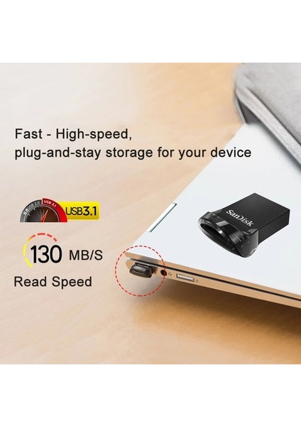 CZ430-32GB Sandisk CZ430 Ultra Fit USB 3.1 Flash Kalem Sürücü 512GB 256GB 128GB 64GB 32GB 16GB CZ33 Usb2.0 Memory Stick Flash Disk USB U Disk (Yurt Dışından)