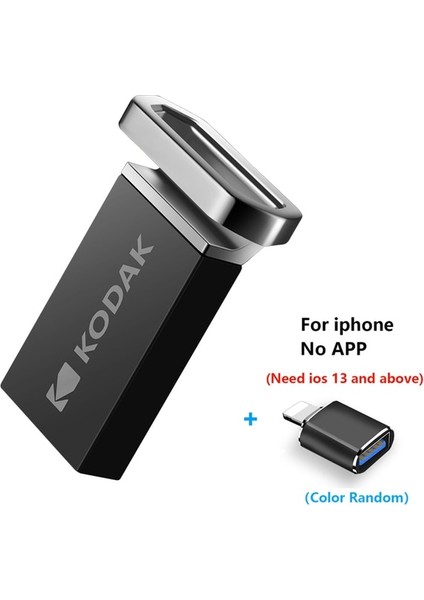 IPhone Için Adaptör 128 GB Yeni Kodak 32 GB USB Flash Sürücü K113 Usb3.2 Yüksek Hızlı 140 Mb/s Mını Metal Anahtar Pendrive 128 GB 64 GB Pc Araba Dizüstü Masaüstü Için (Yurt Dışından)