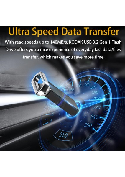 IPhone Için Adaptör 128 GB Yeni Kodak 32 GB USB Flash Sürücü K113 Usb3.2 Yüksek Hızlı 140 Mb/s Mını Metal Anahtar Pendrive 128 GB 64 GB Pc Araba Dizüstü Masaüstü Için (Yurt Dışından) indirimleri