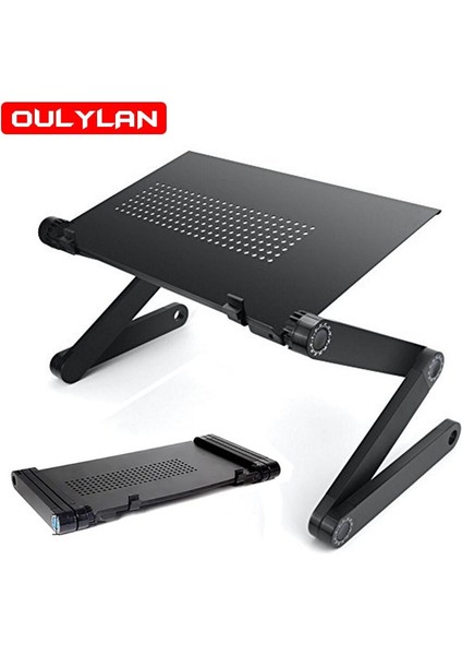 Beyaz Ayarlanabilir Dizüstü Bilgisayar Masası Standı Taşınabilir Alüminyum Alaşımlı Lapdesk Tv Yatağı Kanepe Pc Dizüstü Bilgisayar Masası Masa Standı ile Mouse Pad (Yurt Dışından) fiyatları