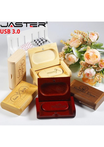 Kömürleşmiş Hiçbir Kutu 16 GB Jaster 10 Adet/grup (Ücretsiz Logo) USB Flash Sürücü Ahşap Kutu ile Pendrive 3.0 4 GB 8 GB 16 GB 32 GB 64 GB 128 GB Memory Stick Düğün Hediyesi (Yurt Dışından)