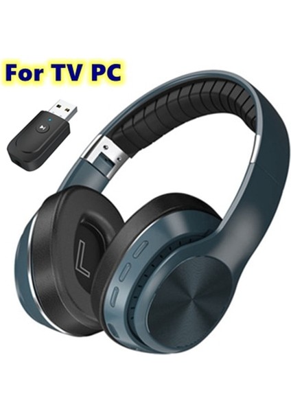 Yeşil Hiçbir Kutu 8d Stereo Tv Kablosuz Kulaklıklar Televizyon Tv Pc ile Telefon Dizüstü Pc Için Aux Ses Bluetooth Adaptörü Hoparlör Bluetooth Kulaklık (Yurt Dışından)