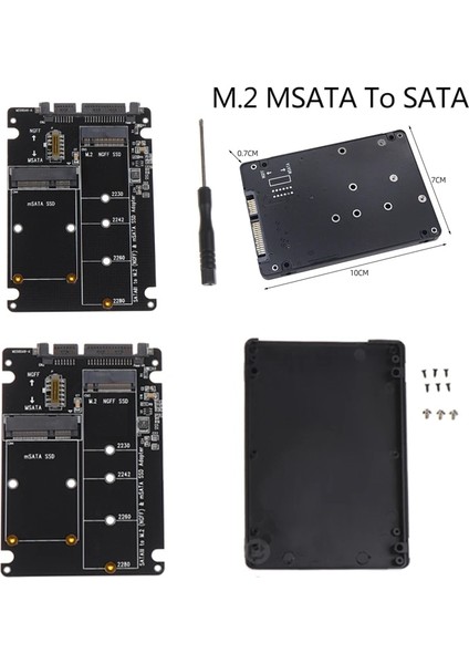 1 Takım Yüksek Kalite 1 Takım Sata 60 Gbps M2 Ngff Sata SSD Msata SSD Adaptörü Msata Sata M.2 Ngff Sata Sabit Disk Adaptör Panosu (Yurt Dışından)