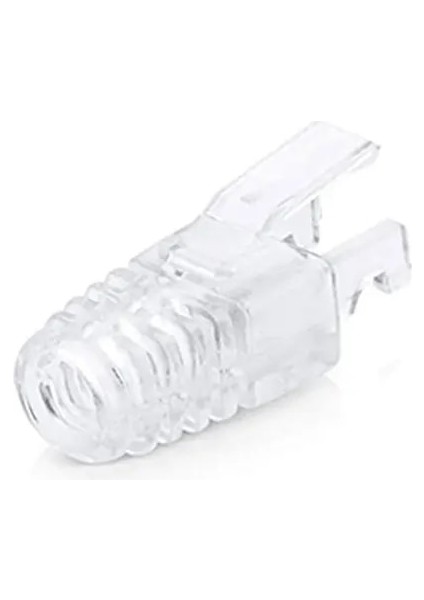 Beyaz 50 Adet Zoerax Renkli RJ45 Cat6 Gerilme Giderici Çizmeler Konektörü Standart Cat6 Ethernet Kablosu Lan Kablosu Konektörü Bot Kılıfı (Yurt Dışından)