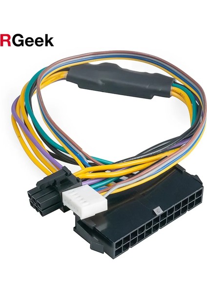 30 cm 30 cm Modüler Güç Uzatma Kablosu Atx 24PIN 24 Pin Dişi 6pin 6-Pin Erkek Mini 6pin Konektörü Hp Elite 8100 8200 8300 800G1 (Yurt Dışından)