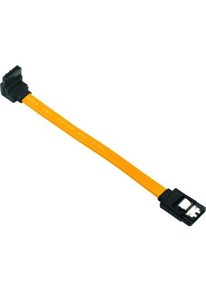 Düz Siyah 25 cm 5 Adet 10 cm Sata 3.0 Sabit Sürücü 6 Gb/s Seri Ata Veri Kablosu 90 Açılı 180 Konektör Sata3 Sataııı 6 Gbps Sabit Disk, SSD Adaptörü (Yurt Dışından)