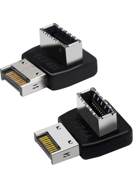 1 Adet A 1 Adet B USB 3.1 Tip-E 90 Derece Dönüştürücü USB Başlık Adaptörü Anakart Konektörü Bilgisayar Pc Aksesuarları Masaüstü Dıy Parçaları (Yurt Dışından)