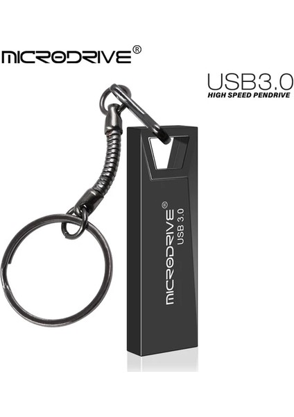 Siyah 64GB USB 3.0 Flash Sürücü 128GB 64GB 32GB 16GB 8gb 4gb Metal Kalem Sürücü Pendrive 256G 512GB Usb3.0 Flash Bellek Cle USB Bellek Çubuğu (Yurt Dışından)