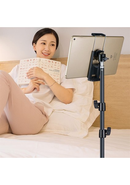 160 cm Ayarlanabilir Tablet Tripod Zemin Standı Tutucu Canlı Montaj Desteği iPad Akıllı Telefonlar Için 4-11 Inç Tembel Tutucu Braketi Desteği (Yurt Dışından)