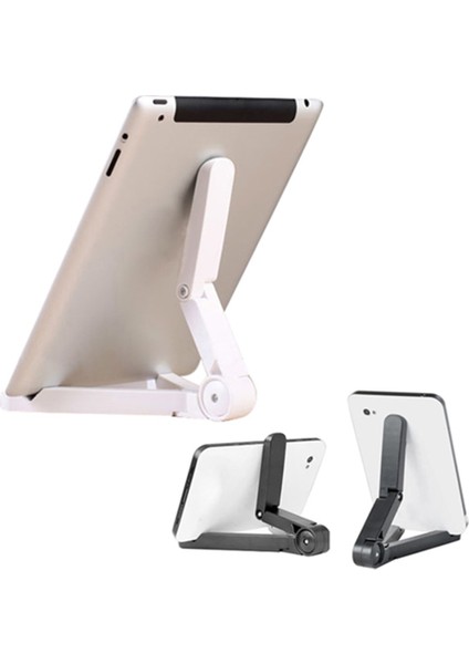 Siyah Taşınabilir Masaüstü Katlanır Tablet Tutucu Evrensel Cep Tablet Telefon Standı Xiaomi Için Samsung Için Huawei Için iPad Için Abs Standı (Yurt Dışından) fiyatları