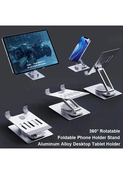 Haki Taşınabilir Tablet Cep Telefonu Masaüstü Tutucu IPad IPhone Samsung Masa Telefonu Standı Ayarlanabilir Masa Braketi Akıllı Telefon Standı (Yurt Dışından) indirimleri
