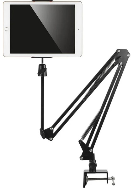 Iki Kol Tutucu 360 Derece Uzun Kol Tablet Tutucu Standı 4-12.9 Inç Tablet Akıllı Telefon Yatak Masaüstü Tembel Tutucu Braketi Desteği iPad Için (Yurt Dışından) indirimleri