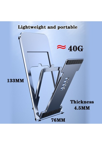 Simli Telefon Tutucu Evrensel Masaüstü Tablet Katlanabilir Tutucu IPhone IPad Için Standı Ayarlanabilir Cep Telefonu Masa Cep Telefonu Masa Standı (Yurt Dışından)
