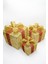 Yılbaşı Çam Ağacı Hediye Paketi Orta Boy Gold 22*22*22 CM 1