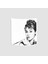 Siyah Beyaz Audrey Hepburn Sticker 1