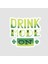 Drink Mode On Yazılı Laptop Sticker 1
