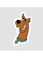 Göz Kırpan Scooby Doo Tasarımlı Laptop Sticker 1