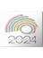 2024 Happy New Year Takvim Mousepad Mouse Pad 1