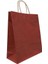Büküm Saplı Kraft Kağıt Karton Hediyelik Çanta Poşet Torba - Bordo - 25X31 Cm. - 25 Adetlik Paket 2