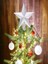 20 cm Gümüş Lame Simli Işıltılı Noel Christmas Yılbaşı Ağaç Konsept Süsleme Tepe Yıldızı 4