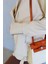 Oversize Krem Deri Ceket 3
