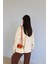 Oversize Krem Deri Ceket 5