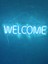 Welcome Neon LED Duvar Dekoru Aydınlatması Neon LED Tabela 1