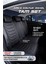 fiat Egea Hb Uyumlu Lüks Deri Oto Koltuk Kılıfı Ön/arka Set (Asya Seri) Siyah 2