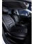peugeot 205 Uyumlu Lüks Deri Oto Koltuk Kılıfı Ön/arka Set (Asya Seri) Siyah 1