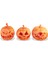 Dorden 3D Cadılar Bayramı Hallowen Balkabağı Temalı 3'lü Tealight Mumluk 2