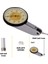 0,8mm Asimeto Yatay Temel Salgı Komparatör Saati AS-501088 1