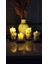 Dorden 3D Eğlenceli Dekoratif Yılbaşı 4'lü Tealight Mumluk 1