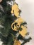 Yılbaşı Çam Ağacı Süsü 5 Adet Gold Pleksi Yeni Yıl Çam Ağacı Süs 2
