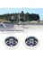 2 Adet Scooter Aksesuarları 110MM Scooter Tekerlekleri Renkli Pu Tekerlekler Rulmanlar ile Kalın Dublör Araba Tekerlekleri (Beyaz) (Yurt Dışından) 3