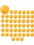 50'li Paket Premium Ping Pong Topları Gelişmiş Eğitim Masası Topu Dayanıklı Dikişsiz Toplar Turuncu (Yurt Dışından) 1