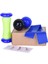 Yoga Masaj Sopası 4 Parçalı Set Pvc Yoga Malzemeleri Dikenler Egzersiz Masaj Topu Elastik Bant Ayak Bileği Rulo Ekipmanları (Yurt Dışından) 4