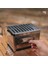 Ayrılabilir Taşınabilir Yakacak Odun Sobası, Piknik Kömür Kartı Soba, Açık Paslanmaz Çelik Kart Barbekü Soba Kamp Mini (Yurt Dışından) 3