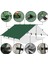Açık Tente Tarp Su Geçirmez Kamp Plaj Güneşlik Barınak Gölge Yağmur Sinek Çadır Haki 3X4M (Yurt Dışından) 3