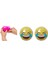 Gülen Emoji Şekilli Cep Sobası El Isıtıcı 2 Adet Sıcak Su Torbası Pvc 9 cm 4