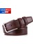 Dropshipping Moda Erkek Kemerleri Deri Lüks Tasarımcı Kahverengi Vintage Bel Kemeri Kot Cinturon Kovboy Hombre (Yurt Dışından) 4