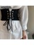 Gotik Punk Koyu Klittenband Vrouwelijke Taille Korse Riem Brede Pu Lederen Riemen Vrouwen Mode Afslanken Tailleband Verstelbare Jurk Gordel (Yurt Dışından) 4