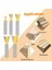 Yusun 8 mm Shank Kırlangıç Ortak Yönlendirici Bit 14 Derece Ağaç Işleme Freze Kesicisi Gravür Uçları Yüz Değirmeni (Yurt Dışından) 5