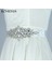 Gelinlik Için Beyaz Saten Kurdele ile Rhinestone Gelin Kanat Bel Kemeri (Yurt Dışından) 4