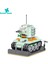 Yeşil Ev Tankı Yapı Taşları Askeri Serisi Sherman Tankı Yapı Taşı Plastik Bulmaca Oyuncak (Yurt Dışından) 2