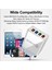 [etop]4u Hızlı Şarj 3.0 USB Şarj Cihazı iPhone Samsung Huawei Xiaomi Android 4-Ports Cep Telefonu Evrensel Hızlı Şarj Duvar Adaptörü (Yurt Dışından) 5