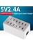 USB Şarj Aleti 12 Port Hub Evrensel Duvar Masaüstü Cep Telefonu Adaptörü Için Hızlı Şarj Istasyonu Dock (Yurt Dışından) 2
