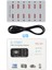USB Şarj Aleti 12 Port Hub Evrensel Duvar Masaüstü Cep Telefonu Adaptörü Için Hızlı Şarj Istasyonu Dock (Yurt Dışından) 3